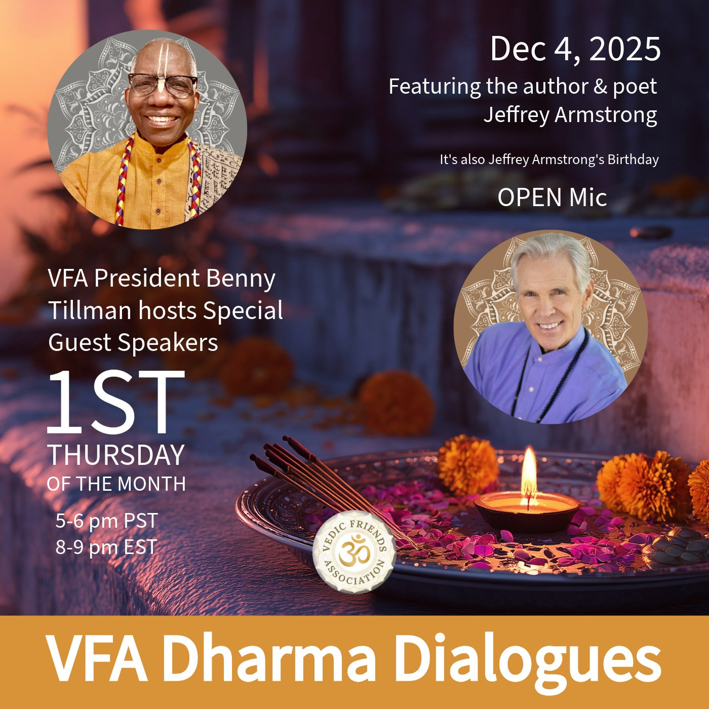 Dec 4, 2025 | VFA Dharma Dialogues - 1st Thursday of the Month 251204