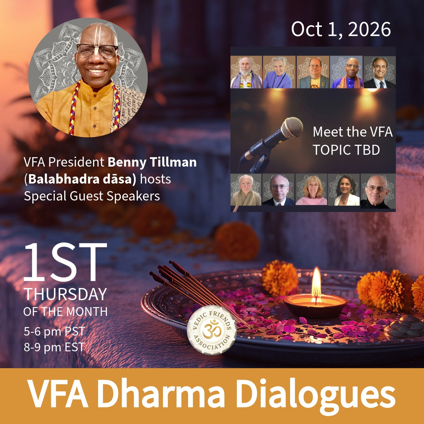 Oct 1, 2026 | VFA Dharma Dialogues 261001