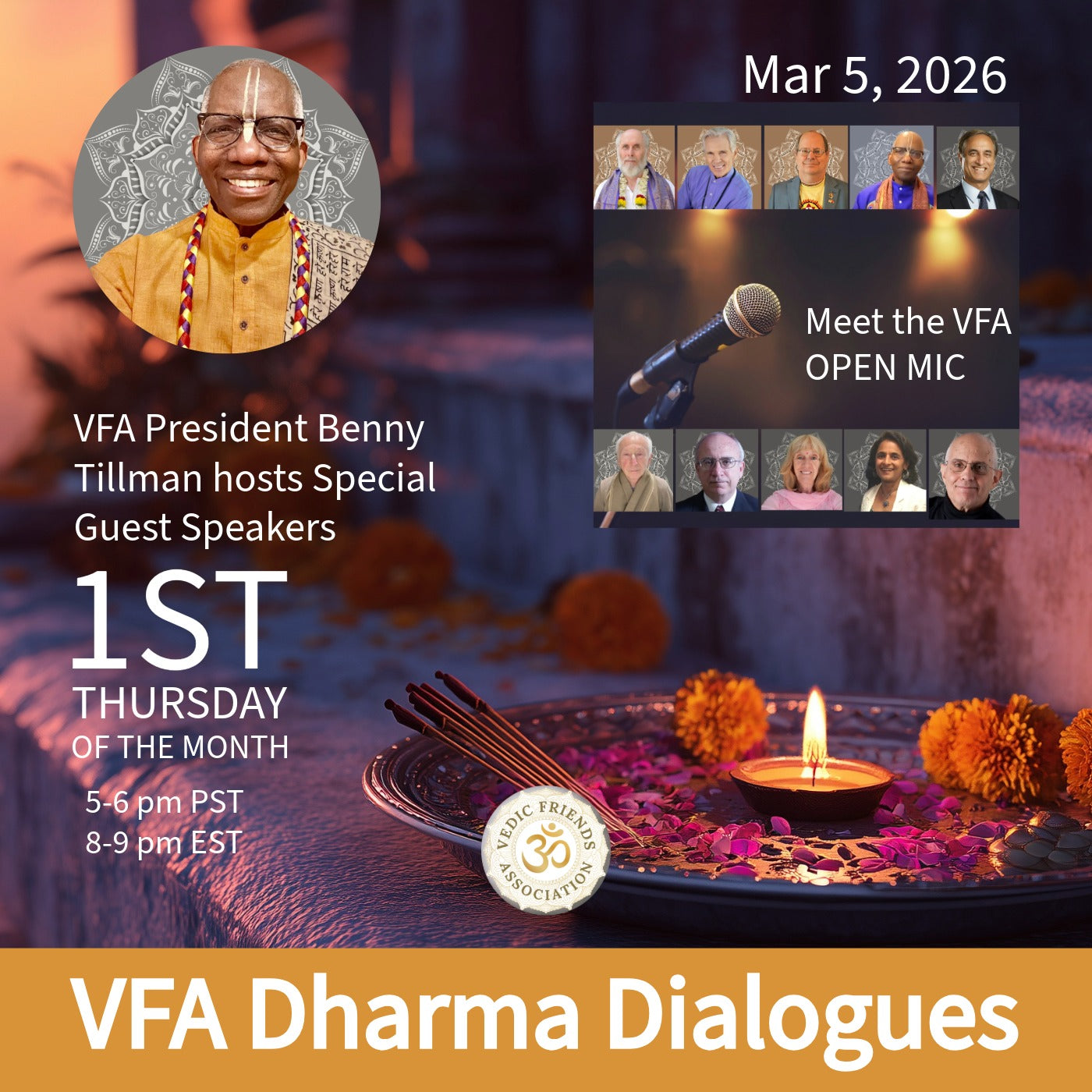 Mar 5, 2026 | Vedic Mantras as a Solution to World Chaos | VFA Dharma Dialogues 260305